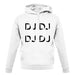 Dj Dj Dj Dj unisex hoodie