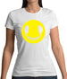Dj Headphone Smiley Face Womens T-Shirt