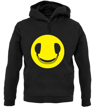 Dj Headphone Smiley Face unisex hoodie