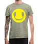 Dj Headphone Smiley Face Mens T-Shirt