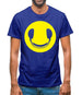 Dj Headphone Smiley Face Mens T-Shirt