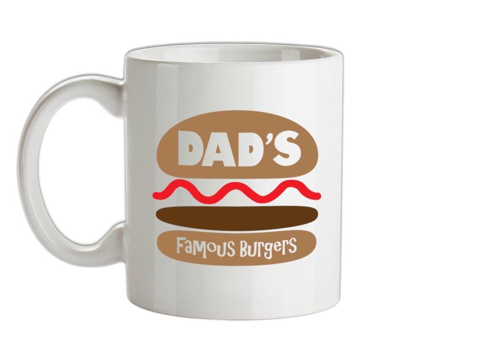 Dad's Famous Burgers Ceramic Mug