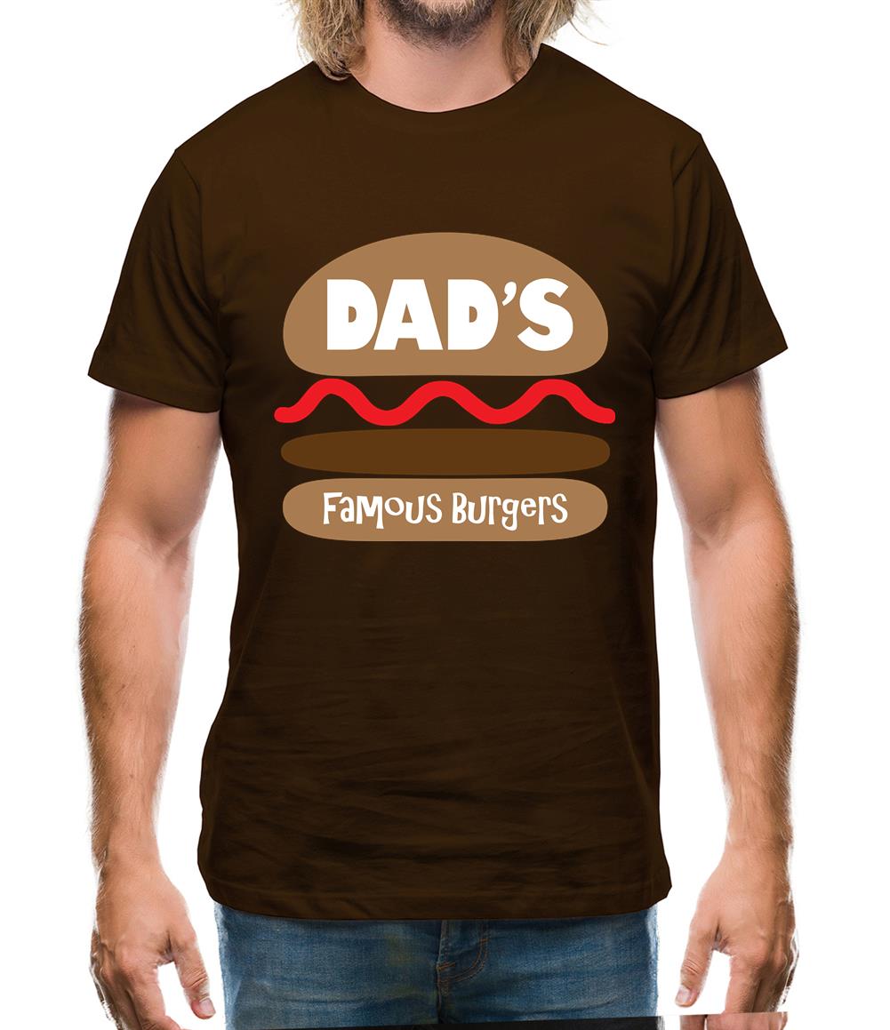 Dad's Famous Burgers Mens T-Shirt