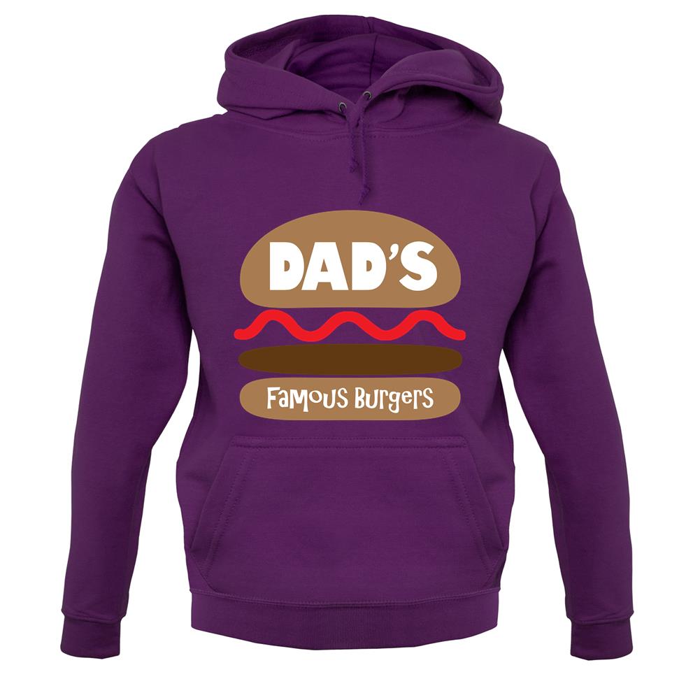 Dad's Famous Burgers unisex hoodie