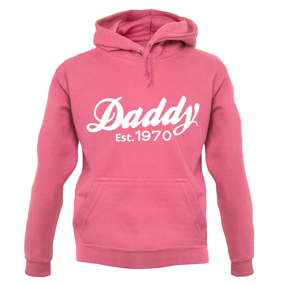 Daddy Est. 1970 unisex hoodie