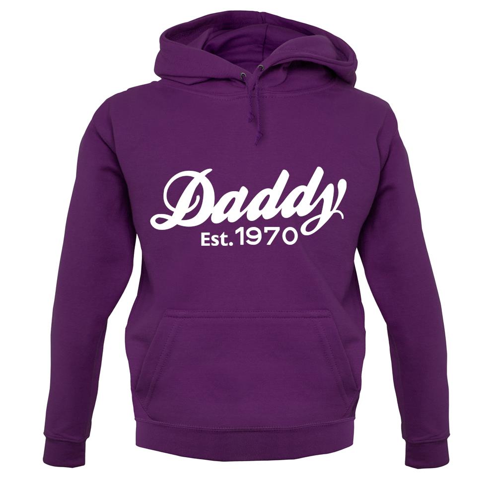 Daddy Est. 1970 unisex hoodie