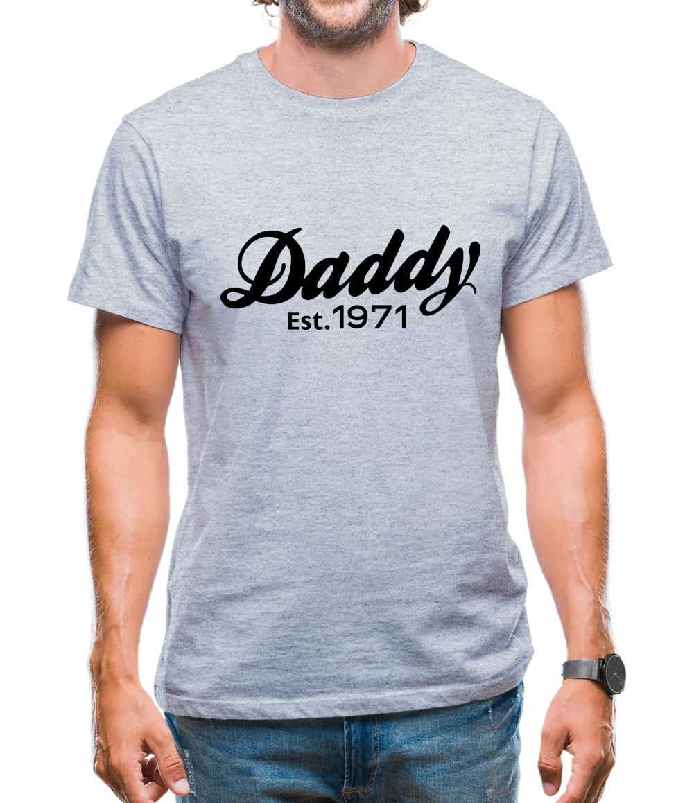 Daddy Est. 1971 Mens T-Shirt