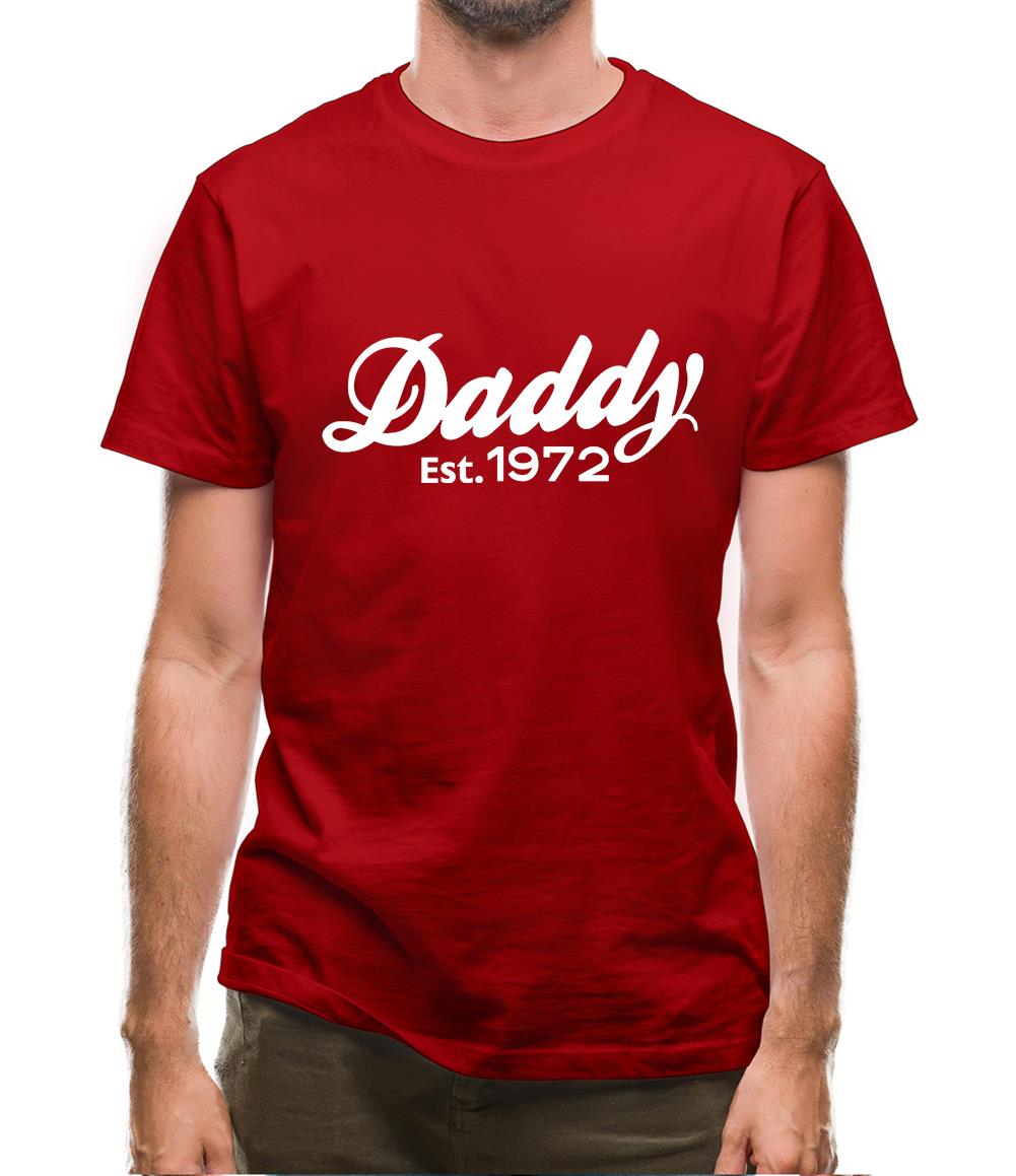 Daddy Est. 1972 Mens T-Shirt