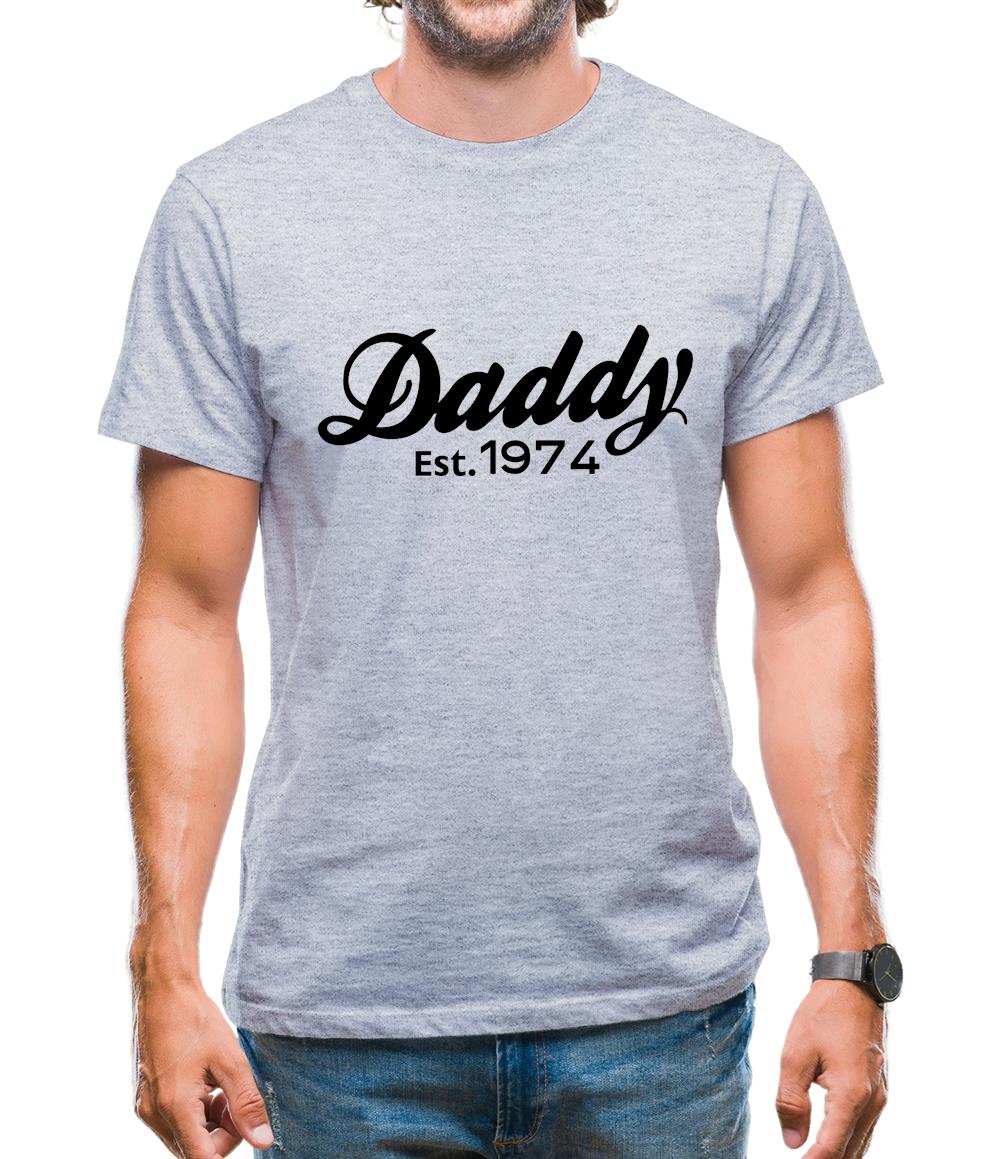 Daddy Est. 1974 Mens T-Shirt