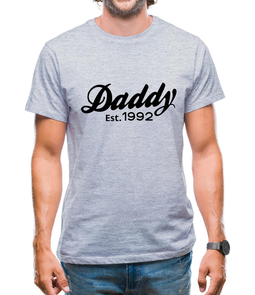 Daddy Est. 1992 Mens T-Shirt