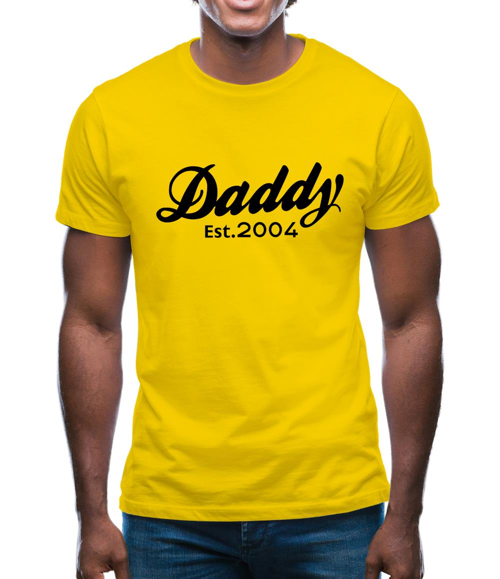 Daddy Est. 2004 Mens T-Shirt