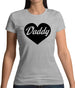 Heart Daddy Womens T-Shirt