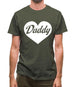 Heart Daddy Mens T-Shirt