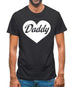 Heart Daddy Mens T-Shirt