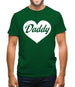 Heart Daddy Mens T-Shirt