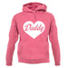 Heart Daddy unisex hoodie