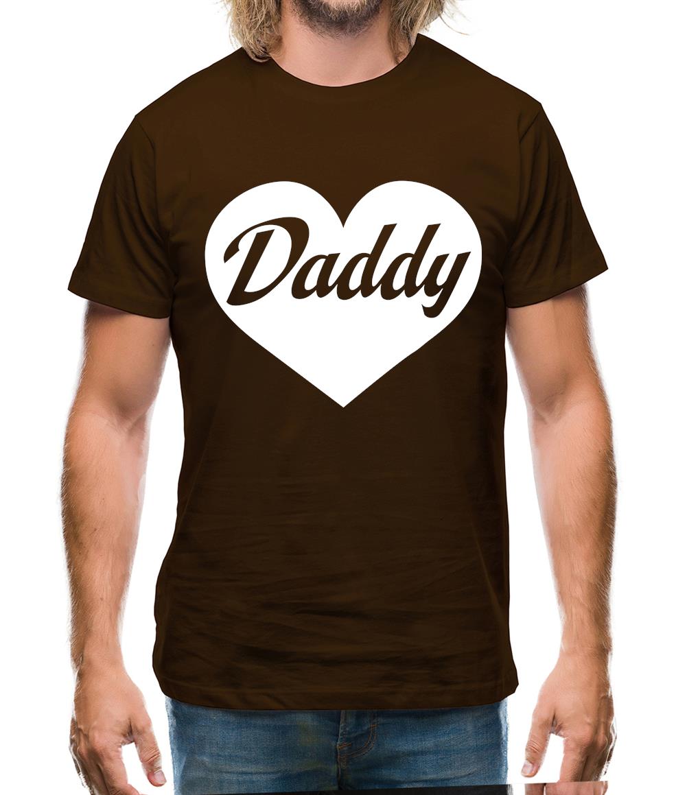 Heart Daddy Mens T-Shirt