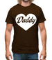 Heart Daddy Mens T-Shirt