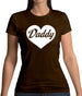 Heart Daddy Womens T-Shirt