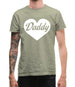 Heart Daddy Mens T-Shirt