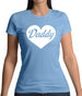 Heart Daddy Womens T-Shirt