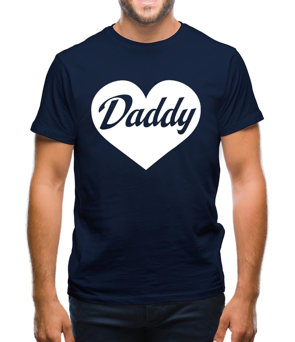 Heart Daddy Mens T-Shirt