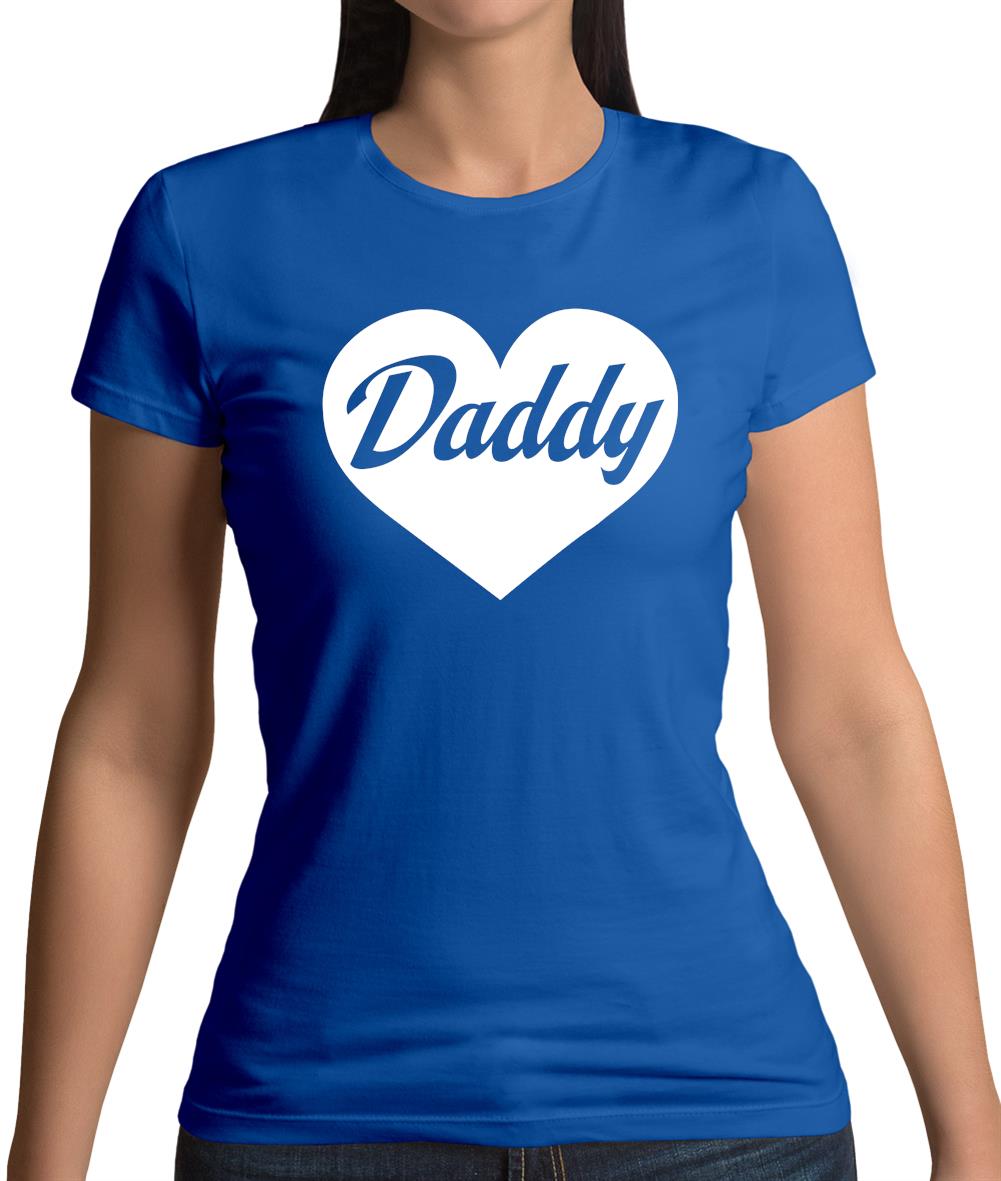 Heart Daddy Womens T-Shirt