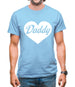 Heart Daddy Mens T-Shirt