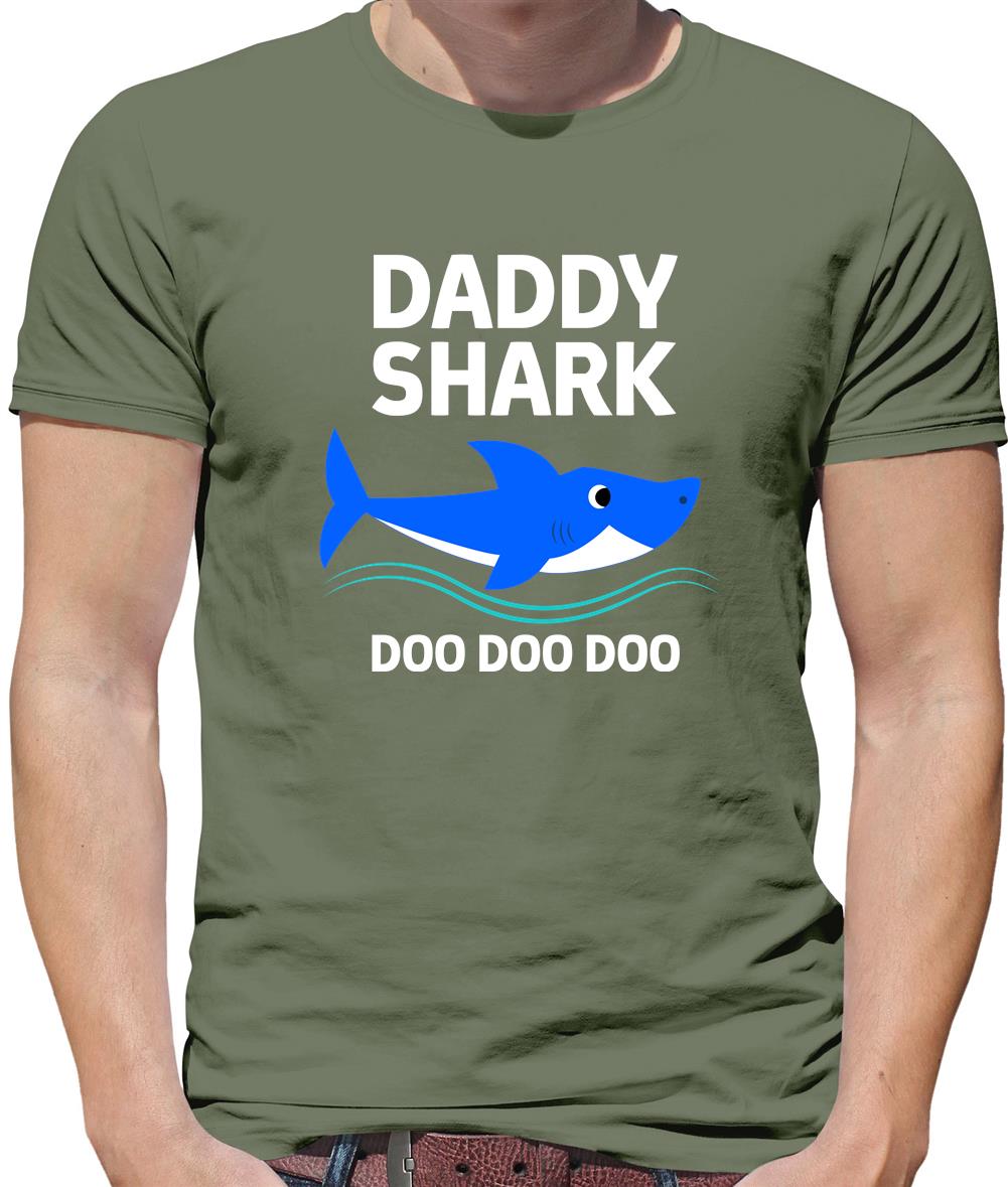 Daddy Shark Doo Doo Doo Mens T-Shirt
