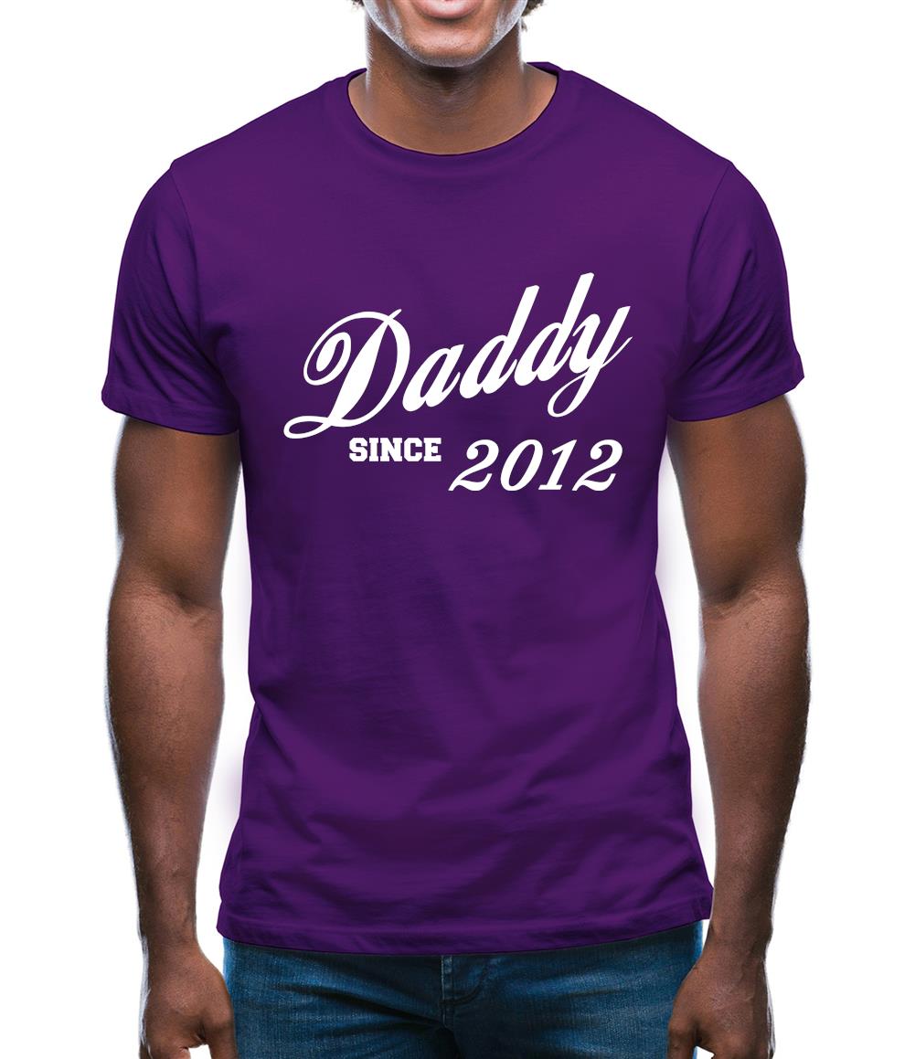 Daddy Since 2012 Mens T-Shirt