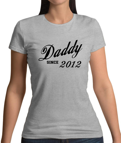 Daddy Since 2012 Womens T-Shirt