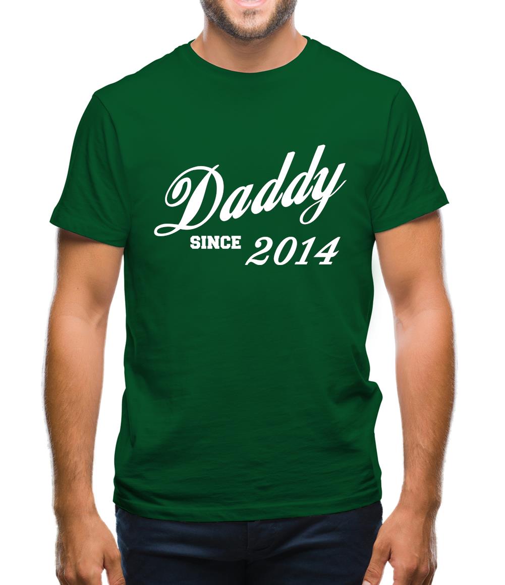 Daddy Since 2014 Mens T-Shirt