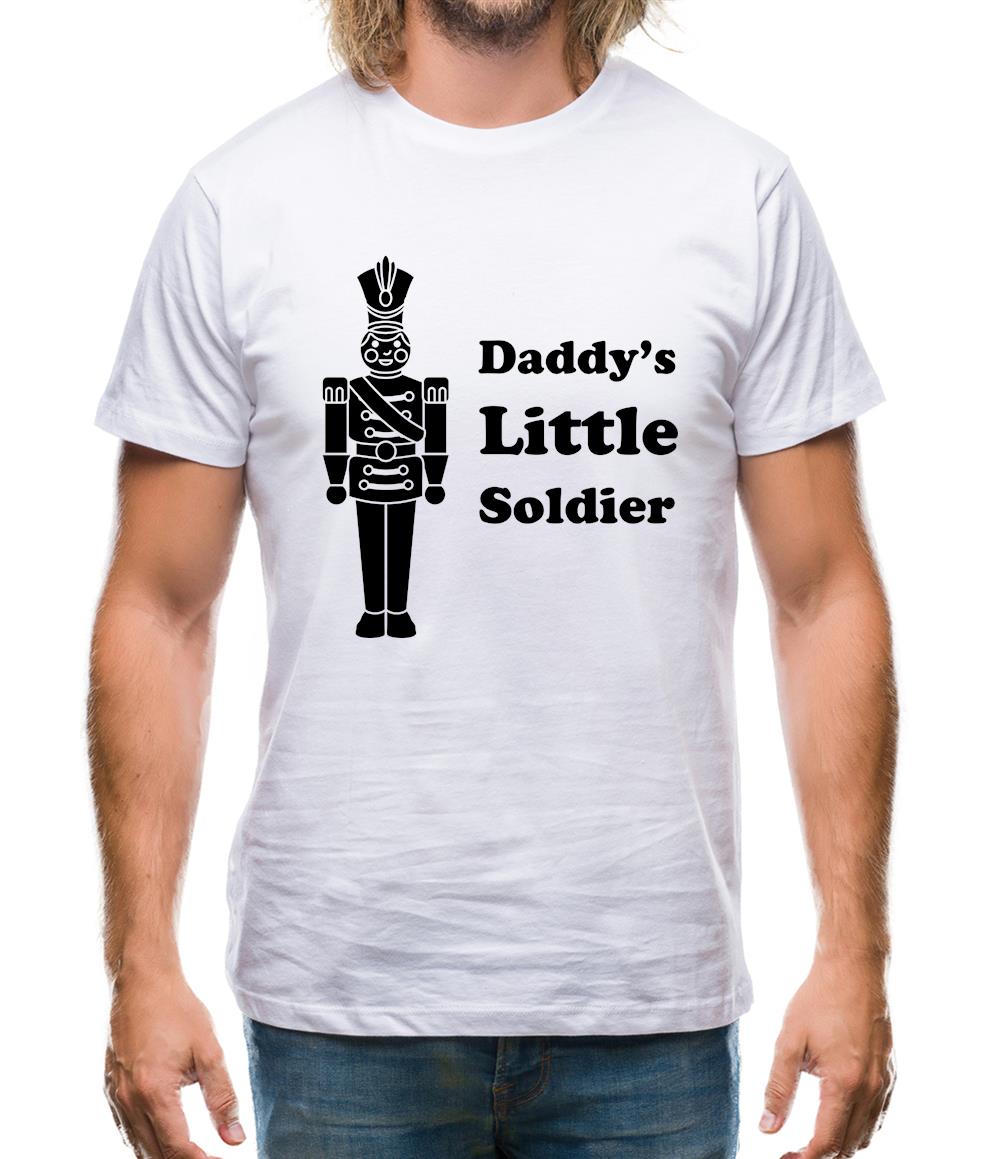 Daddy's Little Soldier Mens T-Shirt