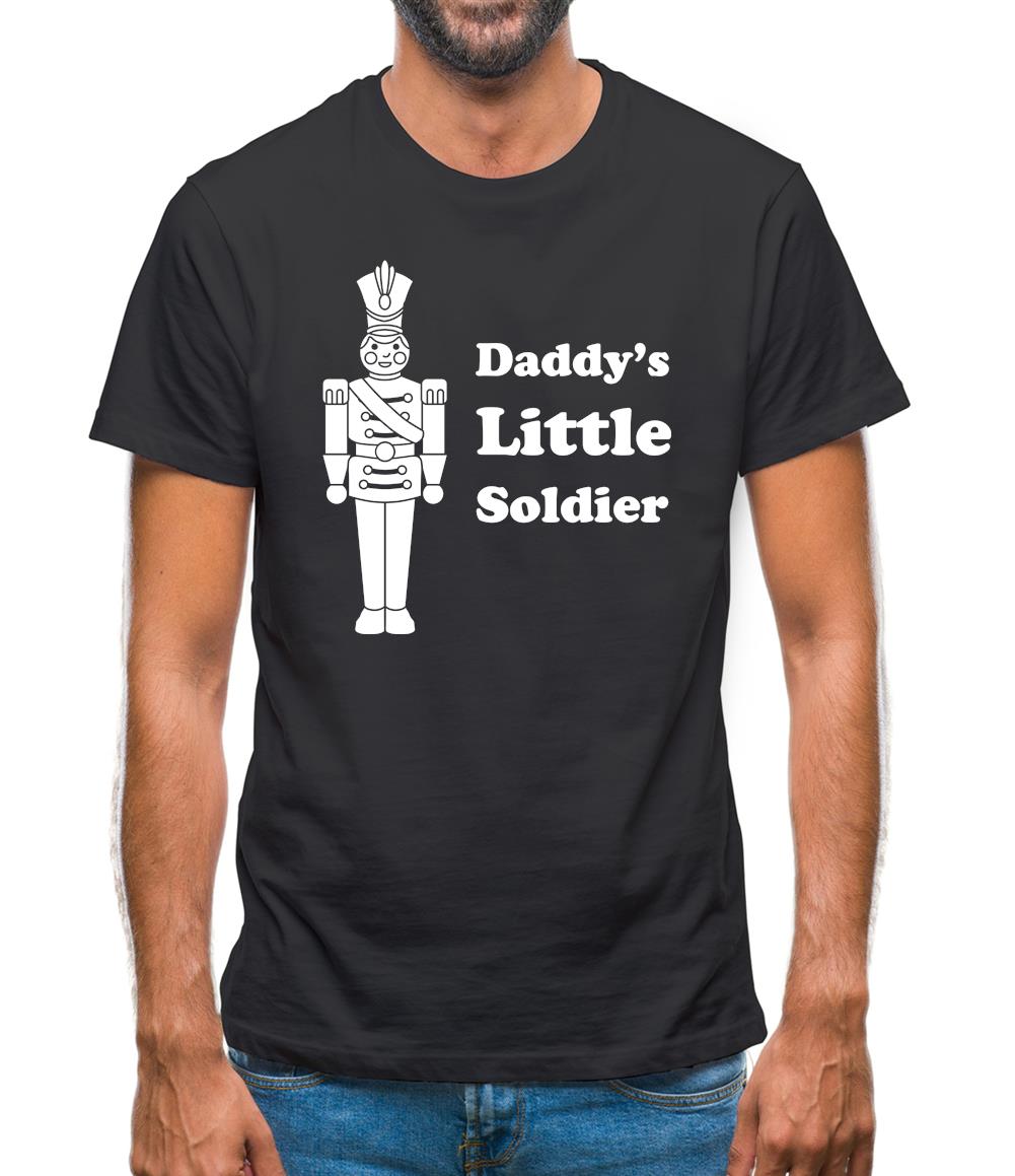 Daddy's Little Soldier Mens T-Shirt