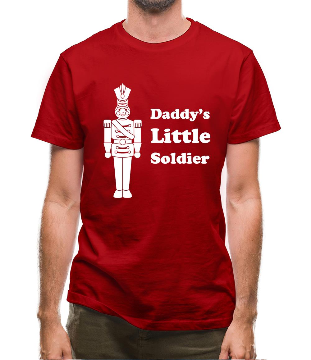 Daddy's Little Soldier Mens T-Shirt