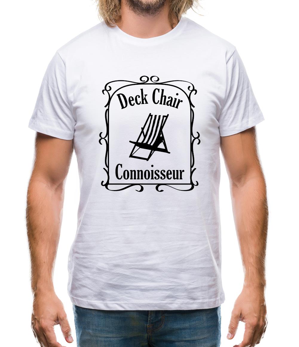 Deck Chair Connoisseur Mens T-Shirt