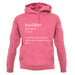 Builder Definition unisex hoodie