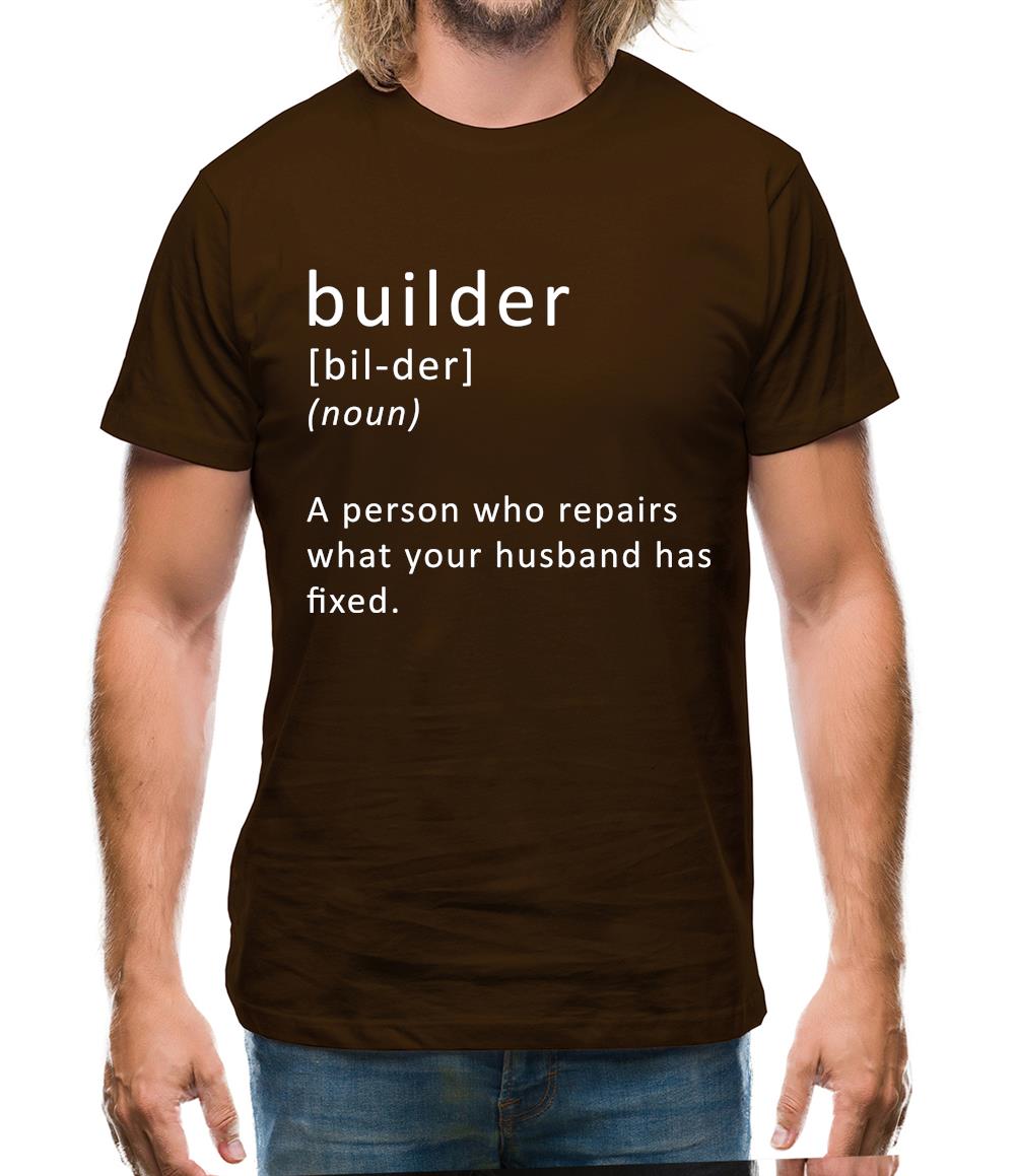 Builder Definition Mens T-Shirt