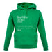 Builder Definition unisex hoodie