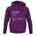 Builder Definition unisex hoodie