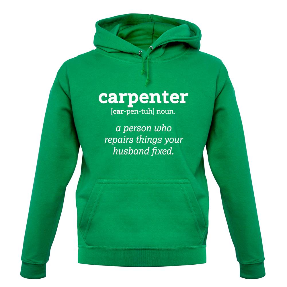 Definition Carpenter unisex hoodie