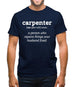 Definition Carpenter Mens T-Shirt