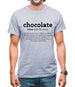 Definition Chocolate Mens T-Shirt