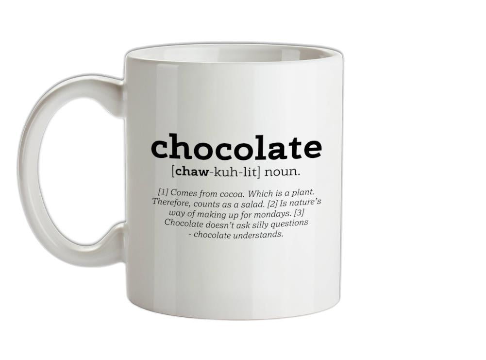 Definition Chocolate Ceramic Mug