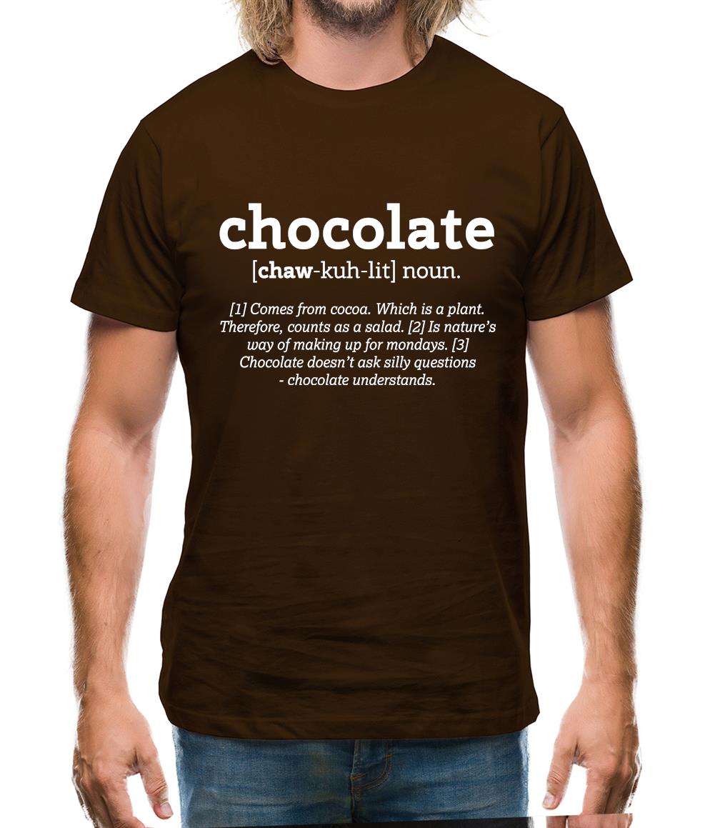 Definition Chocolate Mens T-Shirt