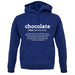 Definition Chocolate unisex hoodie