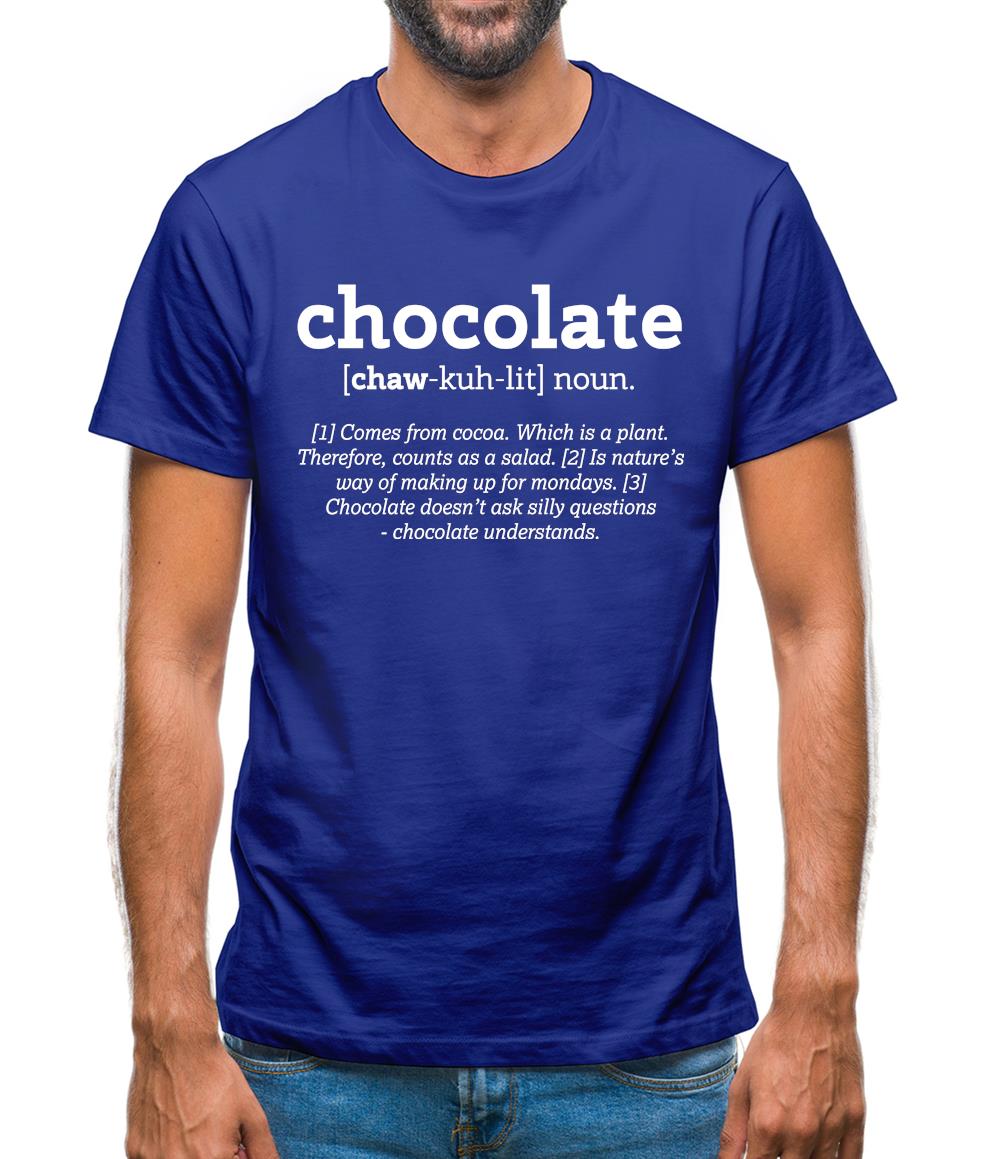 Definition Chocolate Mens T-Shirt