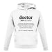 Definition Doctor unisex hoodie