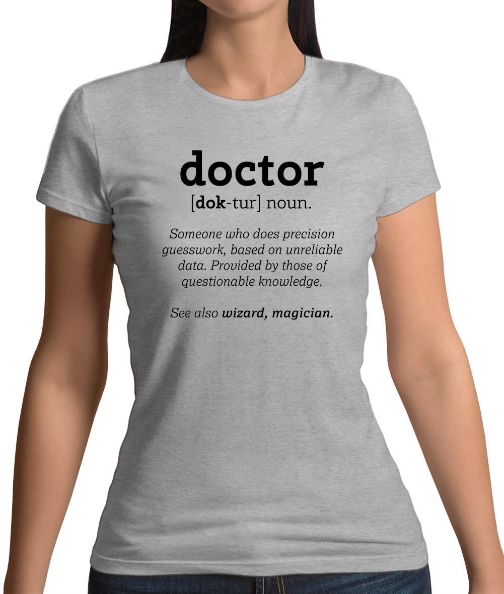 Definition Doctor Womens T-Shirt