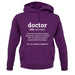Definition Doctor unisex hoodie